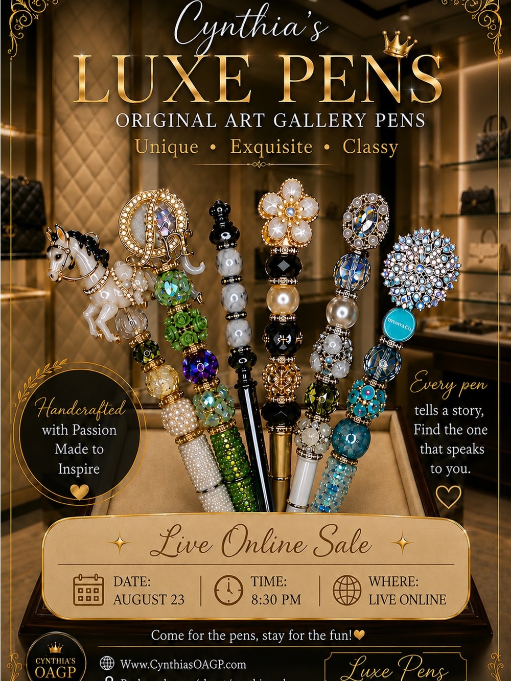 Cynthia's Luxe Decorative Beads and More